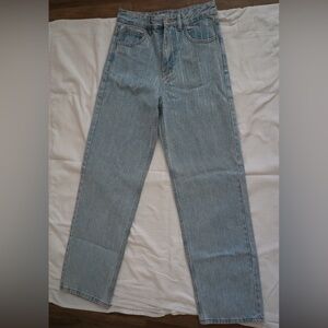 Light wash Rhinestone Jeans